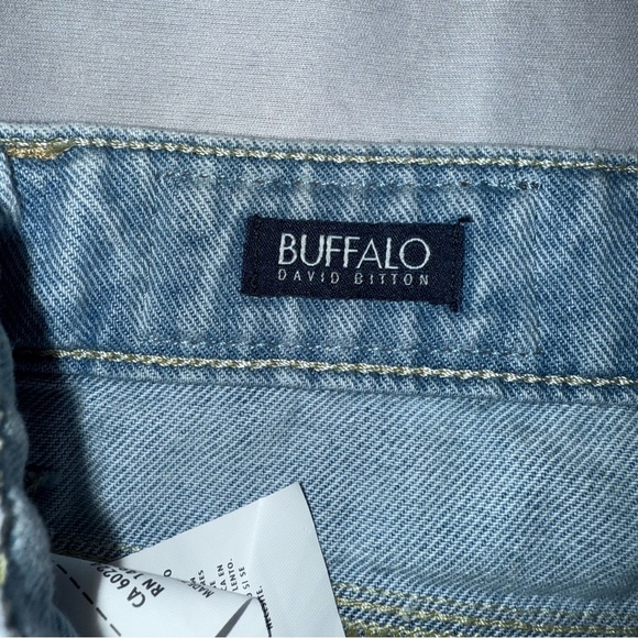 Buffalo David Bitton Blue Boyfriend Jeans Relaxed Fit - Picture 13 of 16